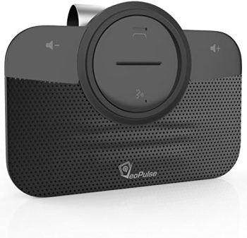 VeoPulse Car Speakerphone B-PRO 2 Hands-Free kit, 6W Hi-Fi Speakers, with Bluetooth Automatic multipoint Cellphone Connection