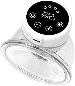 Mcadero M6 Wearable Breast Pump,4 Mode & 12 Levels,LED Display,Electric Hands-Free Breast Pump,Portable Breast Pump.1 Pc