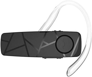 TELLUR VOX 55 Bluetooth Headset, Handsfree Earpiece, BT v5.2, Multipoint Two Simultaneous Connected Devices, 360° Hook for Right or Left Ear, iPhone and Android