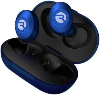 Raycon The Everyday Bluetooth Wireless Earbuds with Microphone- Stereo Sound in-Ear Bluetooth Headset True Wireless Earbuds 32 Hours Playtime (Matte Blue)