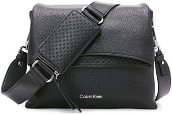 Calvin Klein Chrome Organizational 2 in 1 Flap Crossbody