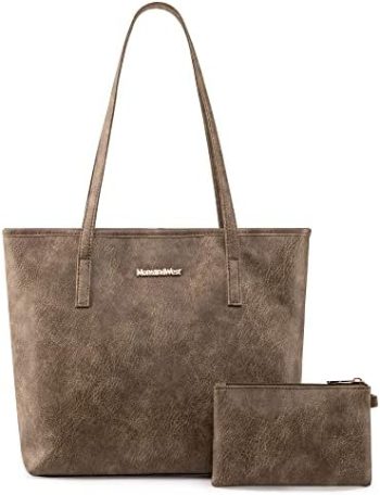 Montana West Tote Bags Vegan Leather Purses and Handbags for Women Top Handle Ladies Shoulder Bags