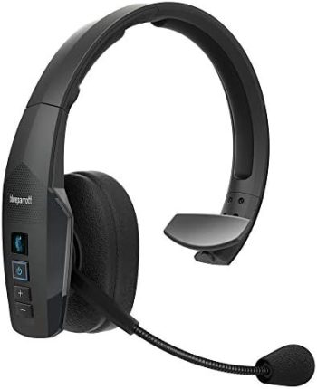 BlueParrott B450-XT Noise Cancelling Bluetooth Headset – Updated Design with Industry Leading Sound & Improved Comfort, Up to 24 Hours of Talk Time, IP54-Rated Wireless Headset,Black