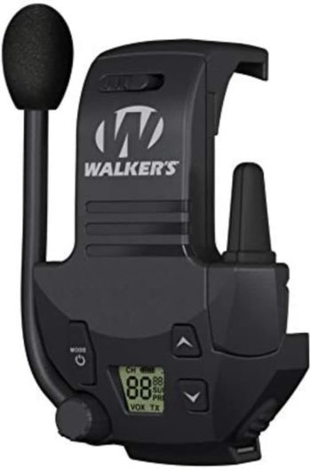 Walker’s Razor Walkie Talkie Handsfree Communication up to 3 Miles , Black