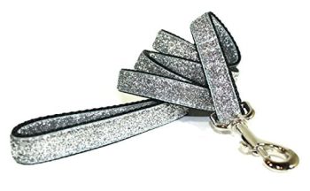 Silver Metallic Dog Leash