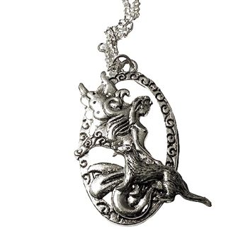 Fairy and Pet Ferret Necklace 1608