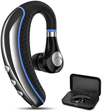 FIMITECH Bluetooth Headset, Wireless Earpiece V5.0 Bluetooth Earpiece Ultralight Hands Free for Business/Office/Driving/Sporting