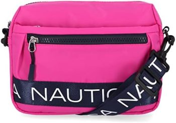 Nautica Nylon Bean Crossbody/Belt Bag with Adjustable Shoulder Strap