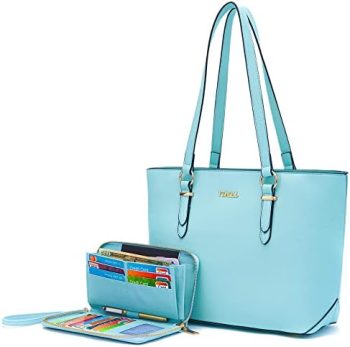 YZAOLL Purse Handbag for Women Large Satchel Tote Shoulder Purses Wallet set