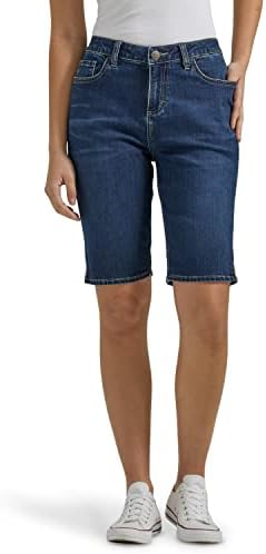 Lee Women’s Legendary Mid-Rise Regular Fit Denim Bermuda Short