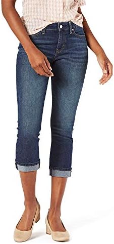 Signature by Levi Strauss & Co. Gold Label Women’s Mid-Rise Slim Fit Capris (Available in Plus Size)