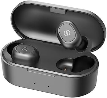 SoundPEATS Upgraded TrueFree Plus True Wireless Earbuds Bluetooth 5.3 Earphones with Built in Mic in-Ear Stereo Headphones for Sport, Deep Bass, Binaural Calls, One-Step Pairing, 56H Playtime