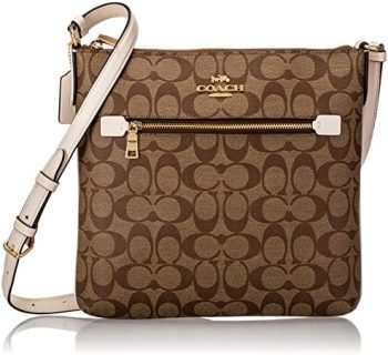 COACH Womens Rowan File Bag In Signature Canvas