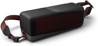 PHILIPS S7807 Outdoors Wireless Bluetooth Speaker with Stereo Pairing and Bluetooth Multipoint Connection, IP67 Waterproof, Gray