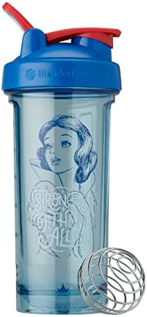 BlenderBottle Disney Princess Shaker Bottle Pro Series, Perfect for Protein Shakes and Pre Workout, 28-Ounce, Strongest Of Them All, Snow White