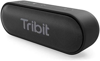 Tribit Bluetooth Speaker, XSound Go Speaker with 16W Loud Sound & Deeper Bass, 24H Playtime, IPX7 Waterproof, Bluetooth 5.0 TWS Pairing Portable Wireless Speaker for Home, Outdoor (Upgraded)