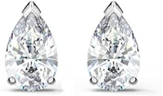 Swarovski Attract Pear Jewelry Collection, Rhodium Finish, Clear Crystals