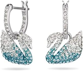 Swarovski Iconic Swan Crystal Necklace and Earrings Jewelry Collection