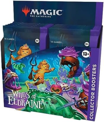 Magic: The Gathering Wilds of Eldraine Collector Booster Box – 12 Packs (180 Magic Cards)