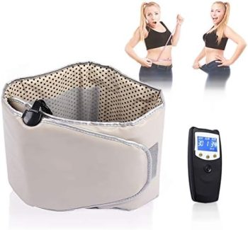 Pongnas Fat Burning Belt, 360 Degree Electric Infrared Heating Slimming Detox Belt