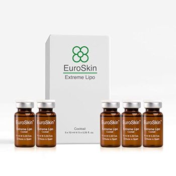 EuroSkin EXTREME LIPO Cocktail Line 5 x 10 ml / 5 x 0,35 fl.oz. It breaks down unwanted localized areas of fat. Aesthetician’s favorite liquid ampoules.