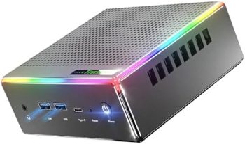 Trycoo HA-4 Mini Gaming PC,AMD Ryzen 7 7735HS Processor(8C/16T, 4.75GHz) Mini Desk Computer,Win 11 Pro Mini Computer with 32GB DDR5 RAM/512GB PCIe 4.0 SSD,WiFi 6/BT5.2/Support Expansion 4TB SSD