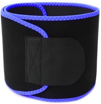 Maidwoc Waist Trimmer Belt Weight Loss Sweat Band Wrap Fat Tummy Stomach Sauna Sweat Belt Sport Safe Accessories Blue