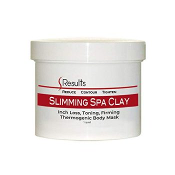 Spa Body Slimming Treatment Clay for Inch loss, Toning, and fighting Cellulite – Body Mask for spot treatments or full Body Wraps – large jar for Multiple Treatments