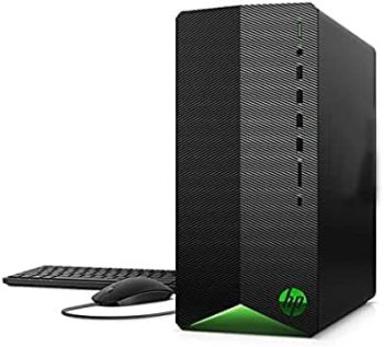 HP Newest Pavilion Gaming Desktop Computer, AMD 6-Core Ryzen 5 5600G Processor AMD Radeon RX5500 4 GB, 16GB RAM, 1TB PCIe NVMe SSD,Mouse and Keyboard, Win 11 Home.