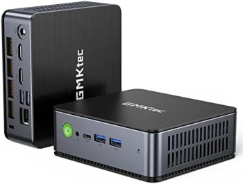 GMKtec Mini Gaming PC, Mini Computer Windows 11 Pro, AMD Ryzen 7 6800H (8C/16T 4.70Ghz), 32G DDR5 RAM + 1TB Hard Drive PCle SSD, WiFi 6, USB3.2, BT 5.2, DP, HDMI, RJ45 2.5G Nucbox K1