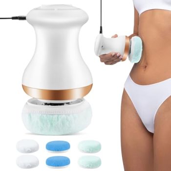 Hotodeal Cellulite Massager,Body Sculpting Machine,Electric Handheld Body Sculpting Massager for Belly Legs Butt,Adjustable Speed Body Massager with 6 Skin Friendly Washable Pads