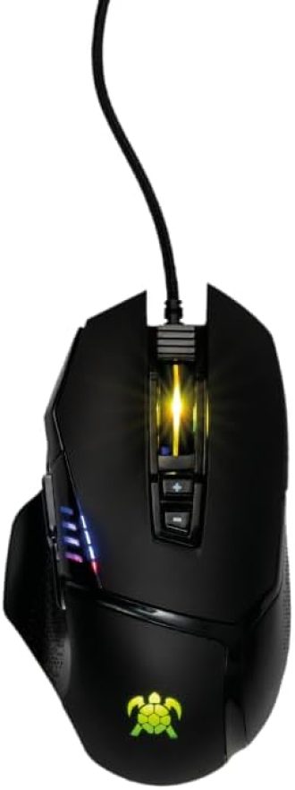 Hawksbill Super Slider V1 High Performance Wired Gaming Mouse, Adjustable DPI up to 19,000, RGB LED On-Board Memory, PC/MAC