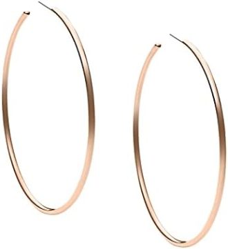 Michael Kors Gold-Tone Hoop Earrings for Women; Huggie Earrings for Women; Stainless Steel Earrings; Jewelry for Women