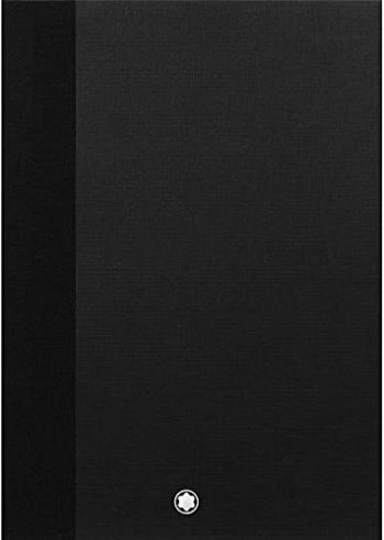 Montblanc Fine Stationery Notebooks #146 Slim, Black, Blank for Augmented Paper