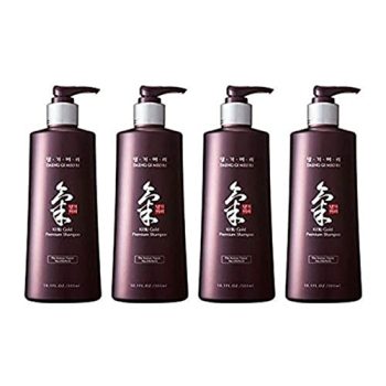 Daeng Gi Meo Ri- Ki Gold Premium Shampoo 4 set [Shampoo 500ml x4], Effectively Moisture to Dry and Rough Hair, No Artificial Color