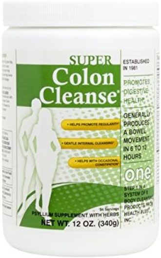 Super Colon Cleanse: Colon Cleanse w/Herbs & Acidophilus, 12 oz (4 pack)