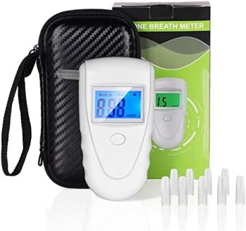 Ketone Breath Tester, Ketosis Meter, Keto Breathalyzer with 10pc Mouthpieces(mmol/L Display Units)