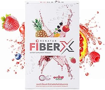 Renatar Fiber X Natural High Fiber Prebiotic Phytonutrient Colon Cleanse (3box x7 Sachets)