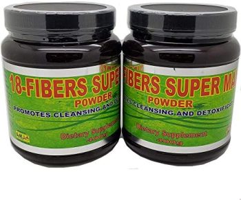 GMJ 18 Fibers Super Max Promotes Detoxification and Weight Loss 400 g x Pack of 2