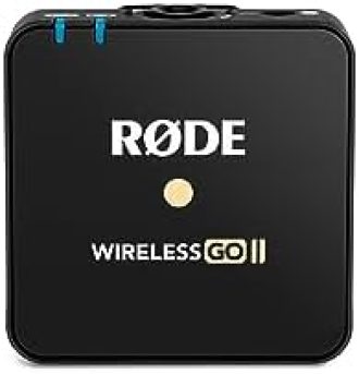 RØDE Wireless GO II TX Ultra-compact Wireless Transmitter with Built-in Microphone, On-board Recording and up to 200m Range for Filmmaking, Interviews and Content Creation (Transmitter Only)