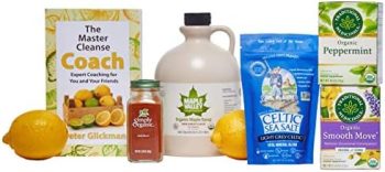 Maple Valley 10 Day Organic Master Cleanse Lemonade Detox/Kit with Peter Glickman Master Cleanse Coach Book