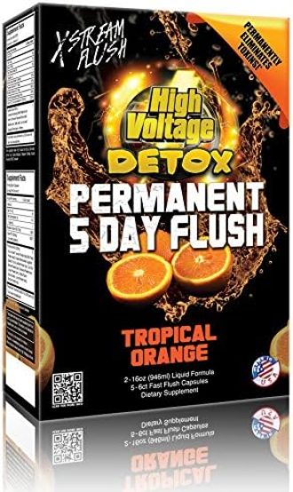 High Voltage Permanent 5 Day Flush Tropical Orange